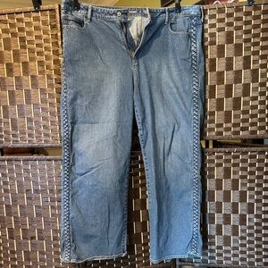 Old Navy Blue Women's Jeans with Braided Detail